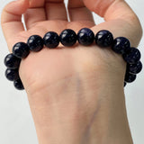 10mm Blue sandstone Crystal Bracelet Wholesale