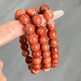 10mm Red Jasper Crystal Bracelet Wholesale