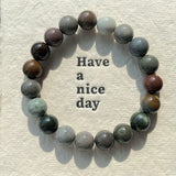 10mm Polychrome Jasper Crystal Bracelet Wholesale